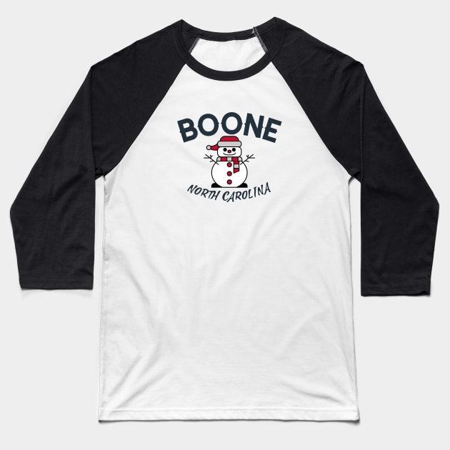 Boone, North Carolina Winter Baseball T-Shirt by Mountain Morning Graphics